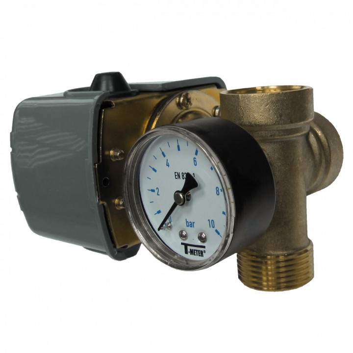 Osprzęt 1.1/4" z manometrem i wyłącznikiem ciśnieniowym SK-2 Omnigena