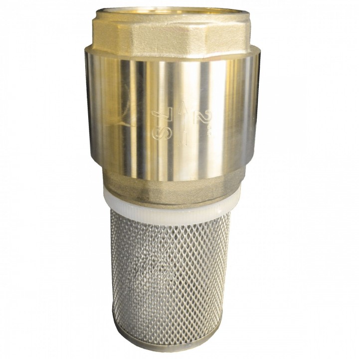 307K 2.1/2" zawór zwrotny mosiężny z koszem Sferaco