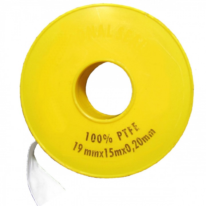 Taśma teflonowa Jumbo 19mm x 15m x 0,2mm Simo