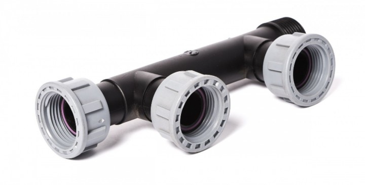 Kolektor na 2 elektrozawory OR 1"