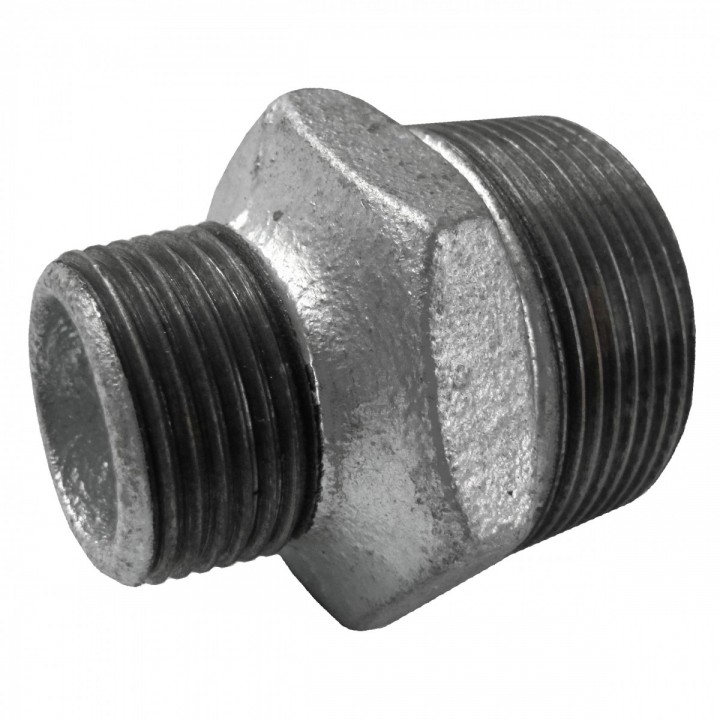 Nypel gwintowany redukcyjny ocynkowany