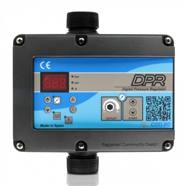 DPR 1" 230V 16,0A elektroniczny wyłącznik przepływowy z reduktorem Coelbo